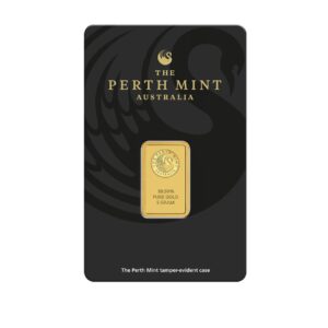 Perth Mint, 5 Gram Gold Bar in Assay