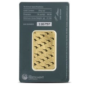 Perth Mint, 1 Ounce Gold Bar in Classic Assay