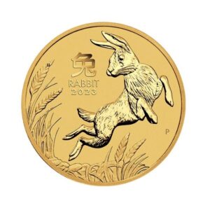 Perth Mint, 2023 Australia Lunar Series III Year of the Rabbit 1 oz Gold Coin