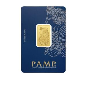 Pamp Suisse, Lady Fortuna 10 Gram Gold Minted Bar in Assay