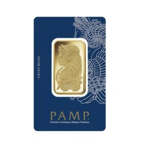 Pamp Suisse, Lady Fortuna 1 Ounce Gold Minted Bar in Assay