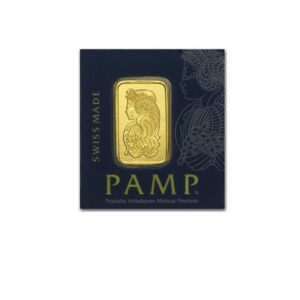 Pamp Suisse, MULTIGRAM 1 Gram Gold Bar In Small Assay Card