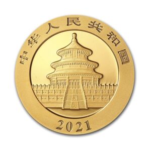 Chinese Mint, 2021 1 Gram Panda Gold Coin