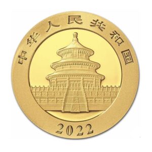 Chinese Mint, 2022 1 Gram Panda Gold Coin