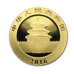 Chinese Mint, 2016 3 Gram Panda Gold Coin