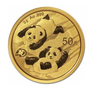 Chinese Mint, 2022 3 Gram Panda Gold Coin