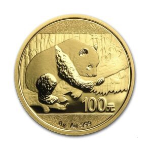 Chinese Mint, 2016 8 Gram Panda Gold Coin