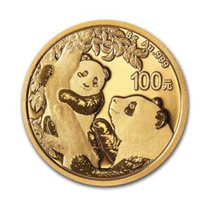 Chinese Mint, 2021 8 Gram Panda Gold Coin