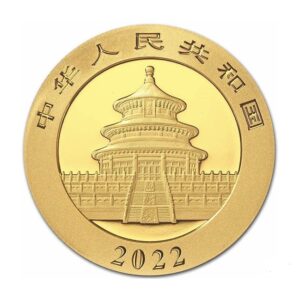 Chinese Mint, 2022 15 Gram Panda Gold Coin