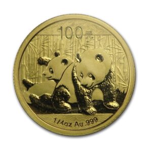 China Mint, 2010 Panda 1/4 oz Gold Coin