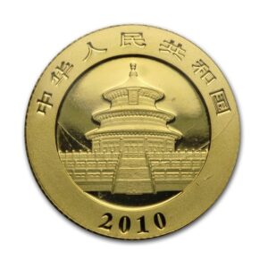 China Mint, 2010 Panda 1/4 oz Gold Coin