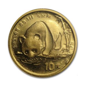 Chinese Mint, 1987 1/10 oz Panda Gold Coin