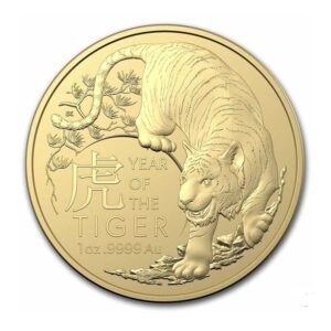 Royal Australian Mint, 2022 Lunar Tiger 1 oz Gold Coin