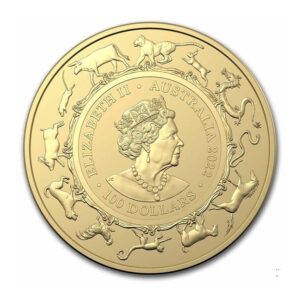 Royal Australian Mint, 2022 Lunar Tiger 1 oz Gold Coin