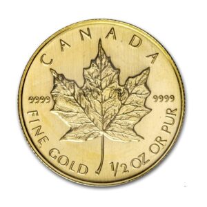 Royal Canadian Mint, 2008 Maple Leaf 1/2 oz Gold Coin