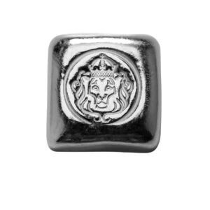 Scottsdale Mint, Lion 1 oz Silver Cast Bar