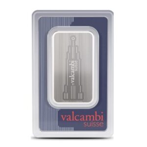 Valcambi, Skyline 1 oz Silver Minted Bar in Assay