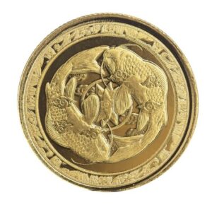 Scottsdale Mint, 2023 Fiji Koi Fish Proof Like 1/10 Gold Coin