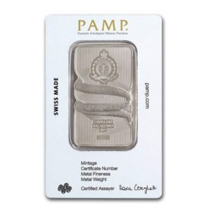 Pamp Suisse, 2023 Niue 1 oz Silver Nature's Grip Sunbeam Snake $2 Bar in Assay