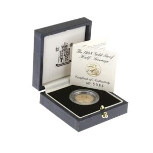 Royal Mint, 1998 Half Sovergein Gold Proof Coin