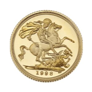 Royal Mint, 1998 Half Sovergein Gold Proof Coin