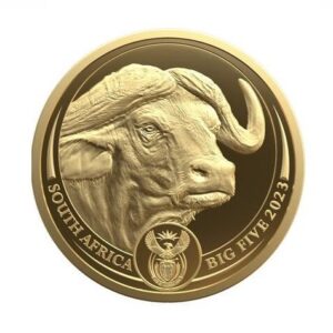 South Africa Mint, 2023 South Africa Big 5 Buffalo 1/4 oz Gold Proof Coin