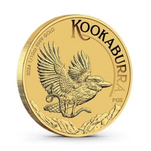 Perth Mint, 2024 Kookaburra 1/10 oz Gold Coin