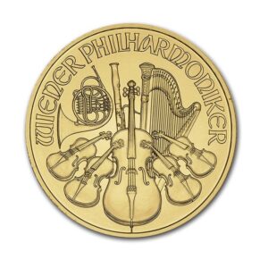 Austria Mint, Philharmonic 1/10 oz Gold Coin (Various Years)