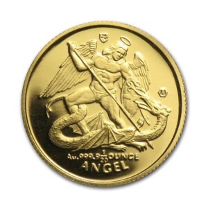 Pobjoy Mint, Isle of Man Angel 1/20 oz Gold Proof Coin (Random Year)