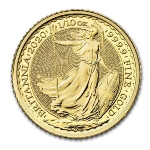 Royal Mint, 2020 - 2023 QEII Britannia 1/10 oz Gold Coin