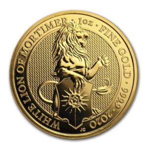 Royal Mint, 2020 Queen's Beast White Lion of Mortimer