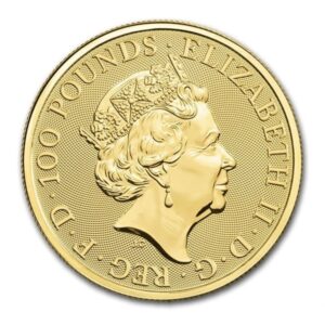 Royal Mint, 2019 Queen's Beast Yale of Beaufort 1 oz Gold Coin