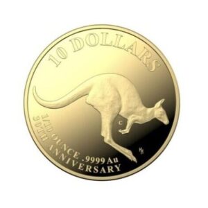 Perth Mint, 2023 $10 Mob of Thirty - 30th Anniversary of the Kangaroo Series 1/10oz Gold ‘C’ Mintmark Proof Coin