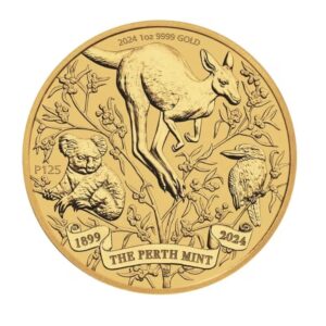 Perth Mint, 125th Year Anniversary 1 oz Gold Coin