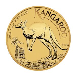 Perth Mint, 2024 Kangaroo 1/4 oz Gold Coin