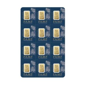 Pamp Suisse, 12x1 gram multigram Gold Bar