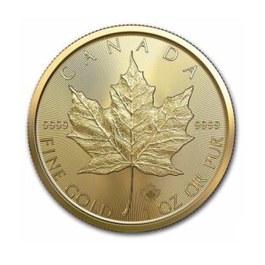 Royal Canadian Mint, Maple Leaf 1 oz Gold Coin 2023 Queen Elizabeth II