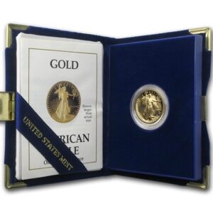 US Mint, 1988-P 1/4 oz Proof American Gold Eagle (w/Box & COA)