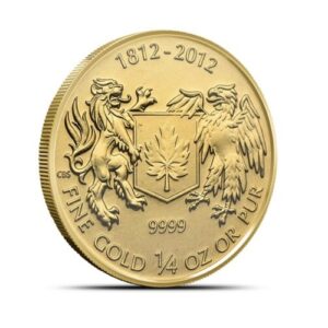 Royal Canadian Mint, 2012 War of 1812 1/4 oz Gold Coin