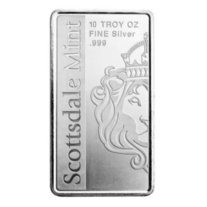 Scottsdale Mint, Archangel Michael 10 oz Silver Minted Bar