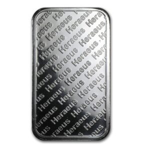 Heraeus, 1 oz Silver Minted Bar