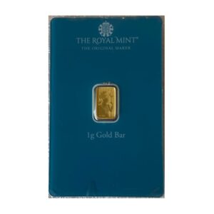 Royal Mint, Little Treasure 1 Gram Gold Bar in Assay