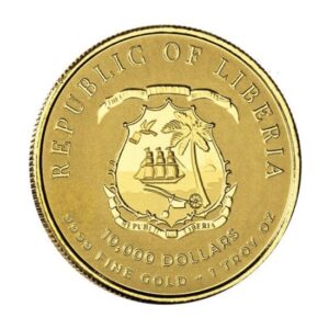 Scottsdale Mint, 2024 Liberia Napoleon Bonaparte 1 oz Gold Coin