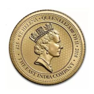 Royal Mint, St. Helena 1/4 oz Gold £25 Rose Crown Guinea BU (Random Year)