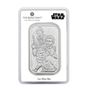 Royal Mint, 2024 Star Wars Light Side 1oz Silver Minted Bar