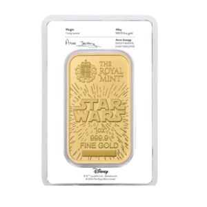 Royal Mint, 2024 Star Wars Light Side 1oz Gold Minted Bar