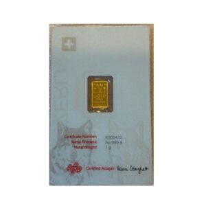 Gold Bar 1g PAMP 