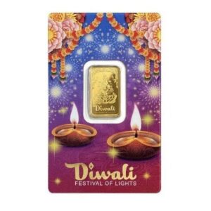 Pamp Suisse, 2023 Diwali Lakshmi Festival of Lights 10 gram Gold Bar