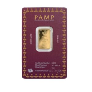 Pamp Suisse, 2023 Diwali Lakshmi 5 Gram Gold Bar