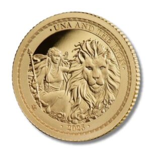 2023 St. Helena Una and The Lion 0.5gram Gold Proof Coin